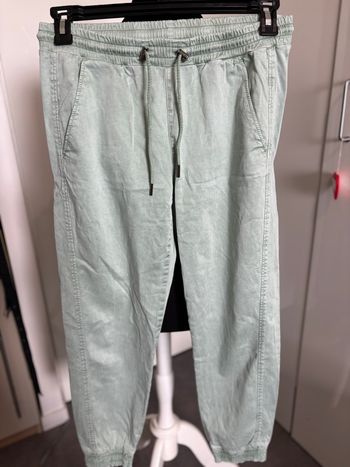 Pantalon cargo vert menthe - Zara - Neuf sans étiquette - Taille S