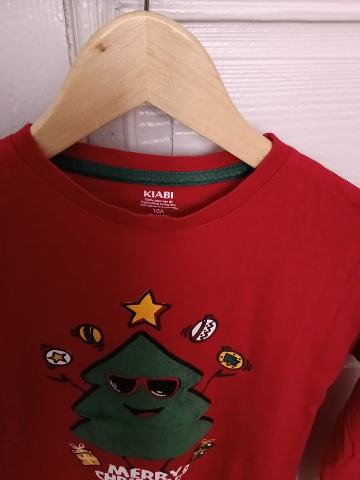 Tee-shirt Kiabi rouge et multicolore - photo numéro 2