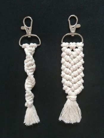 Porte-clés macramé neufs