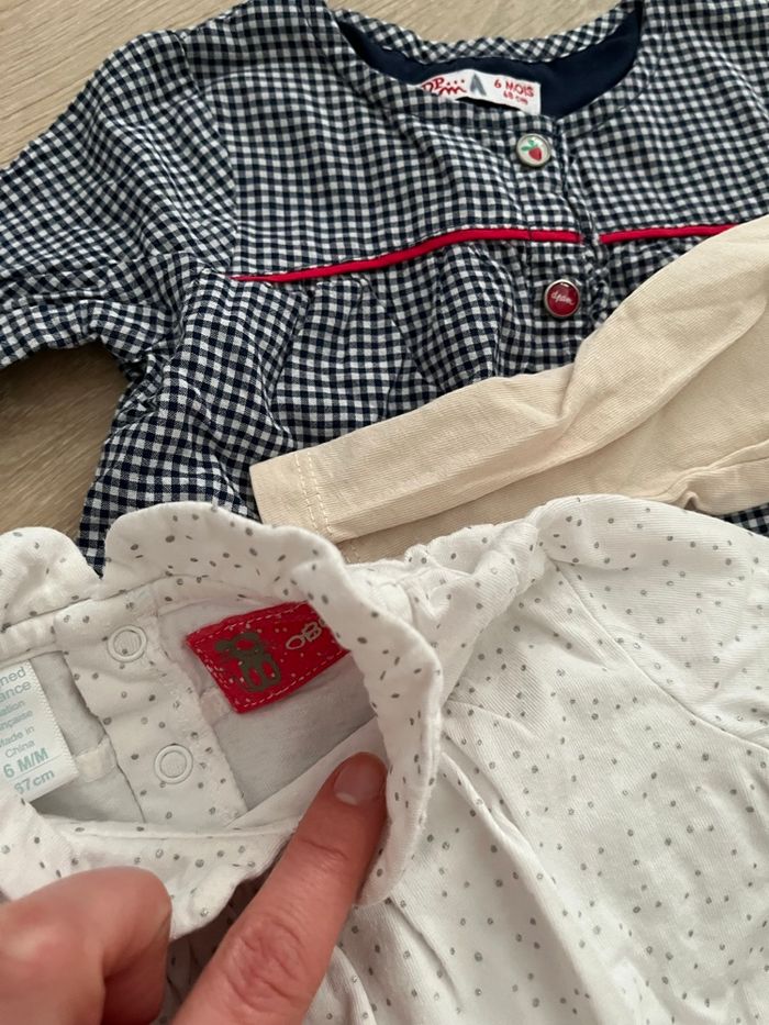 Lot 9 vêtements fille 3-6 mois - photo numéro 6