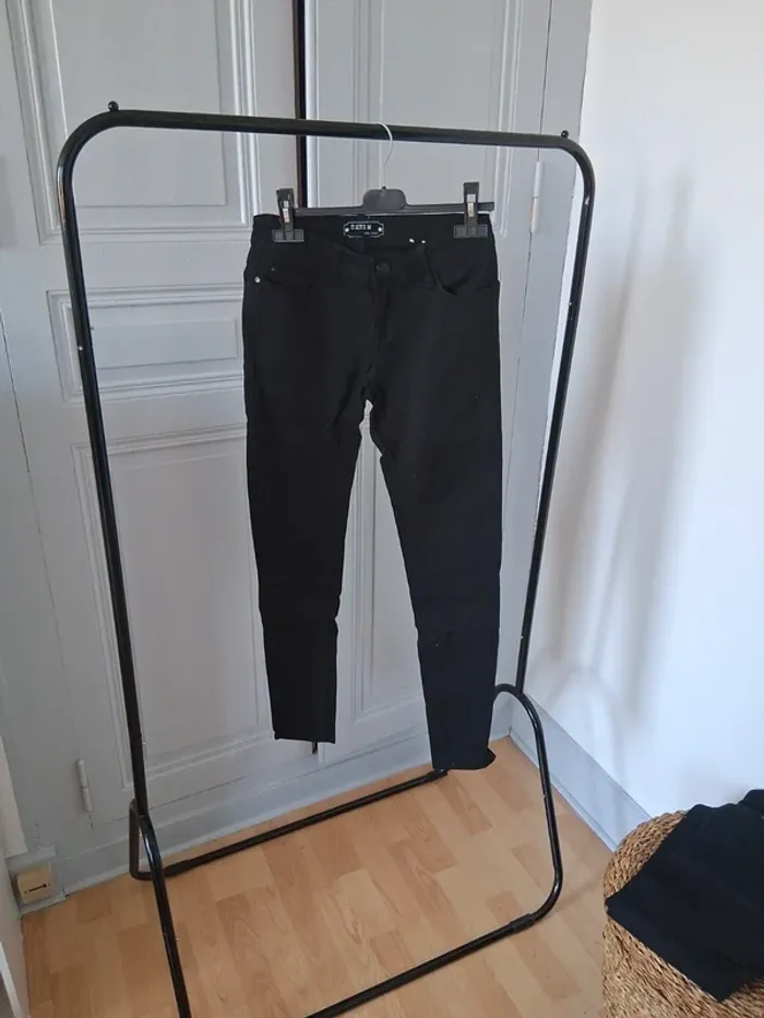 Lot de 2 jeans slim noir - Mim - 36/S - photo numéro 2