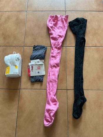 Lot 5 collants fille 31/34