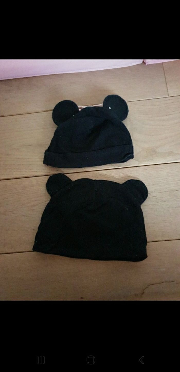 Lot bonnets Minnie 0/3 mois - photo numéro 2