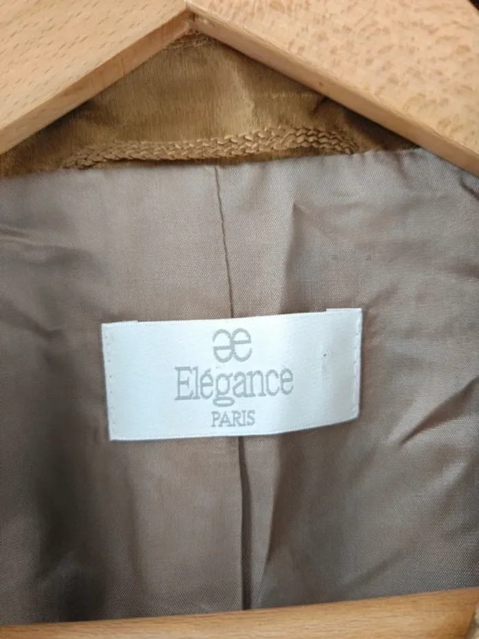 Veste Élégance t.44 100% soie - photo numéro 3
