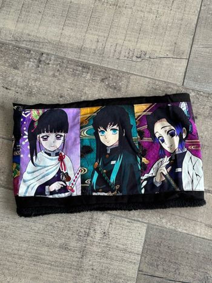 Snood enfant motifs Démon Slayer taille 8/12 ans - photo numéro 2