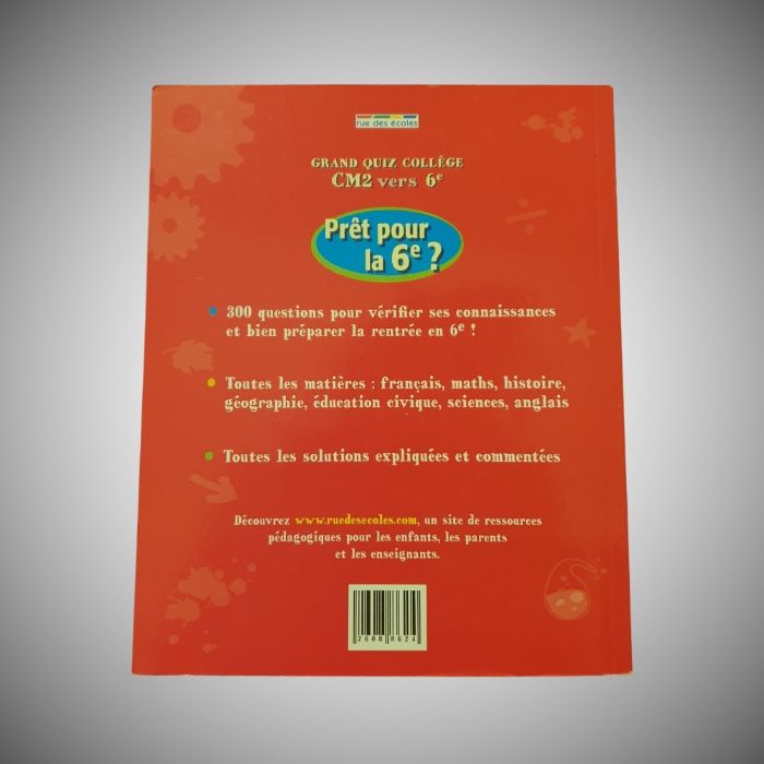 Cahier de vacances 'Prêt pour la 6e' – Neuf, sans étiquette - photo numéro 2