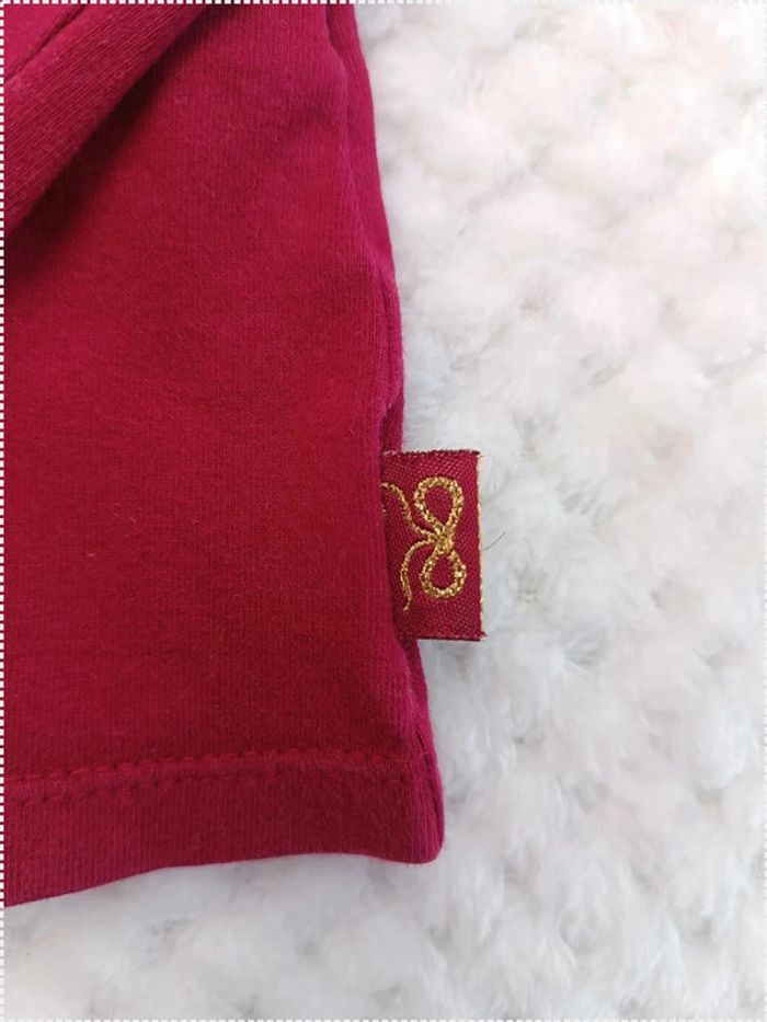 🔸T-shirt Manches Longues Rouge Bordeaux - Sergent Major 3 ans🔸 - photo numéro 4