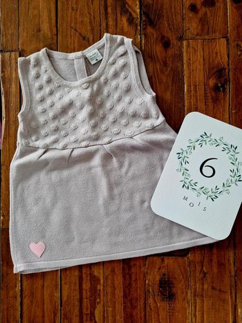 Robe style tricot 6 mois