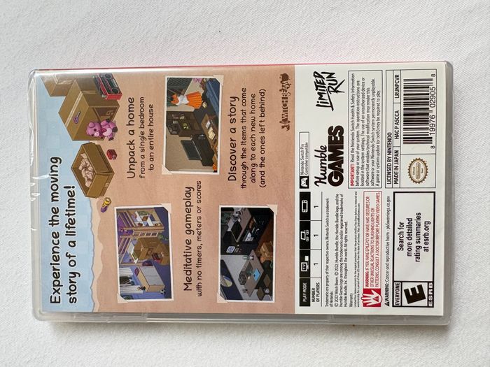 Unpacking Jeu Nintendo Switch Limited Run Games - photo numéro 2