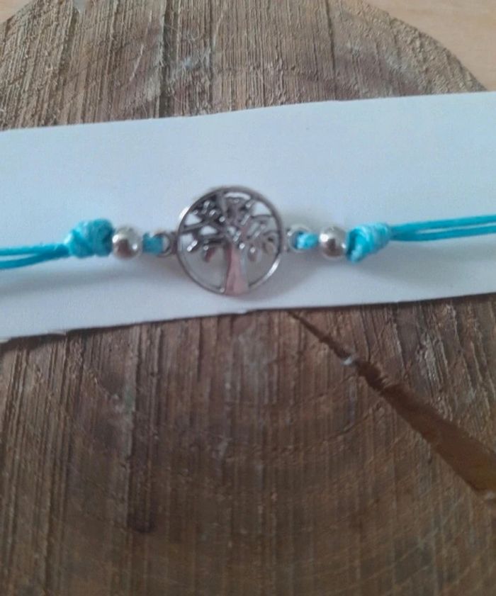 Bracelet arbre bleu - photo numéro 4