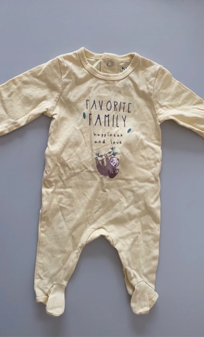 Lot de 5 pyjamas été 1 mois - photo numéro 7