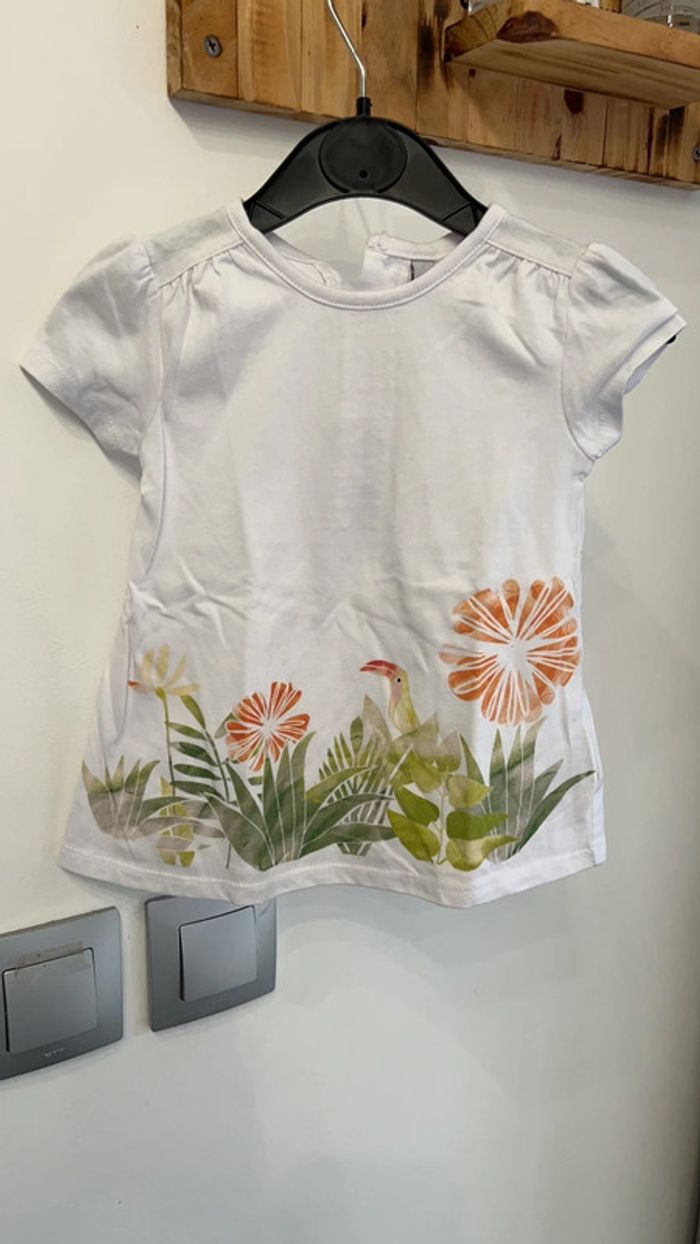 T-shirt manches courtes, taille 12 mois
