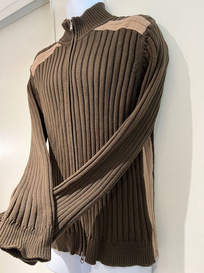 Pull, Cardigan, esprit, taille XL kakie beige - photo numéro 8