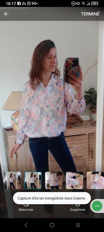 Chemisier femme L vintage c'est 74