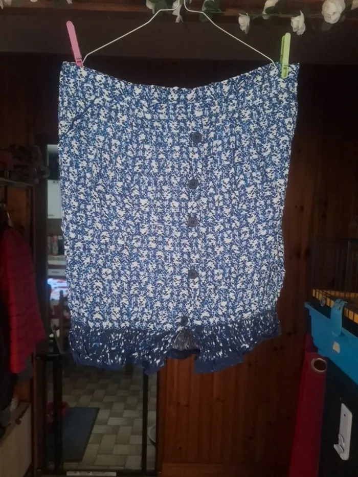 #jupe bleue