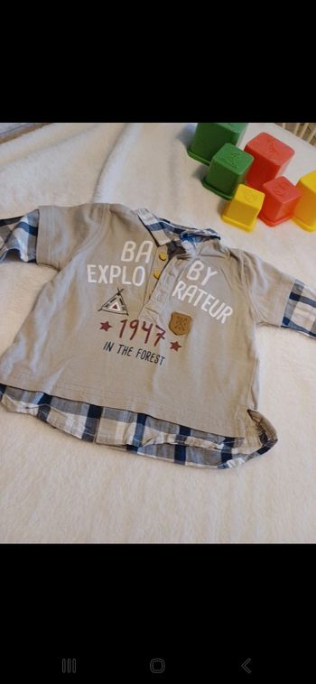 Polo bébé taille 6 mois