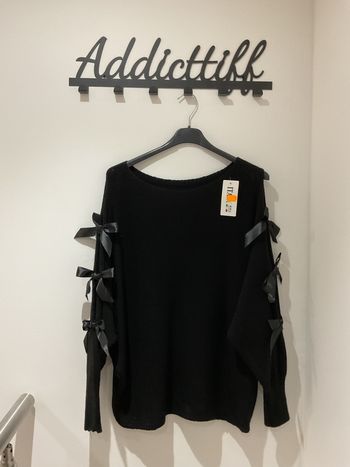 Pull noeud femme taille unique (38-42)- neuf avec étiquette 