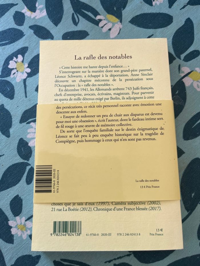 Livre La rafle des Notables - Anne Sinclair - photo numéro 3