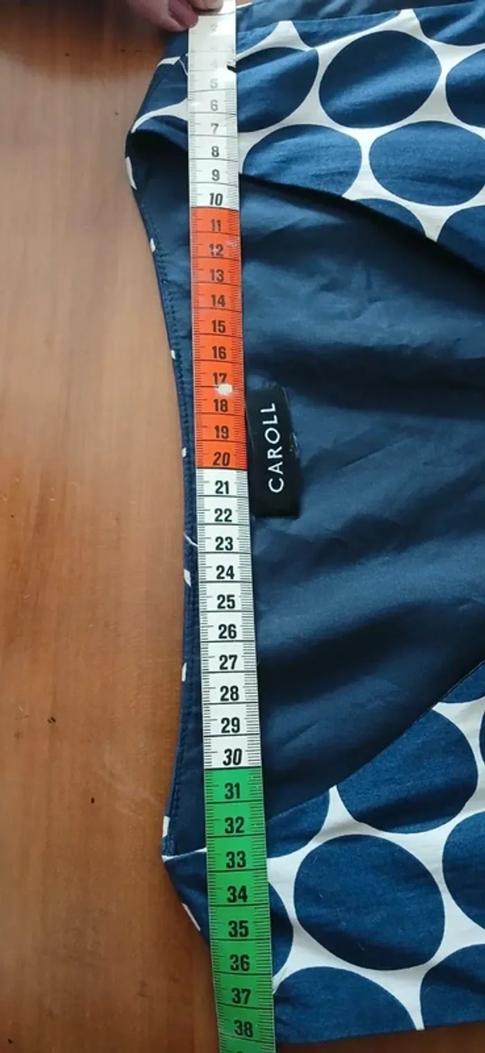 Robe droite Caroll bleu marine et blanc 42 - photo numéro 14