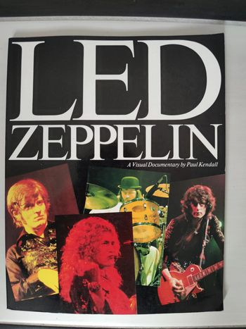 Livre collector led zeppelin a visual documentary