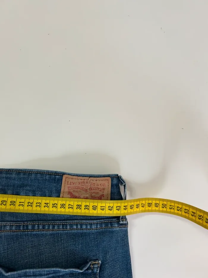 Jean Levi's Femme Bleu W33 L32 | Mid Rise Skinny | Taille 44 | Très Bon État | BP241 - photo numéro 12
