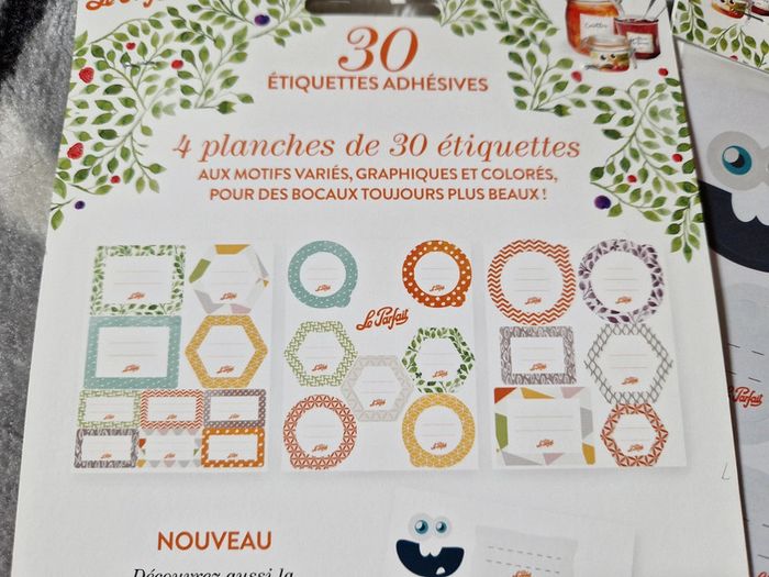 Lot de 90 étiquettes adhésives - photo numéro 4