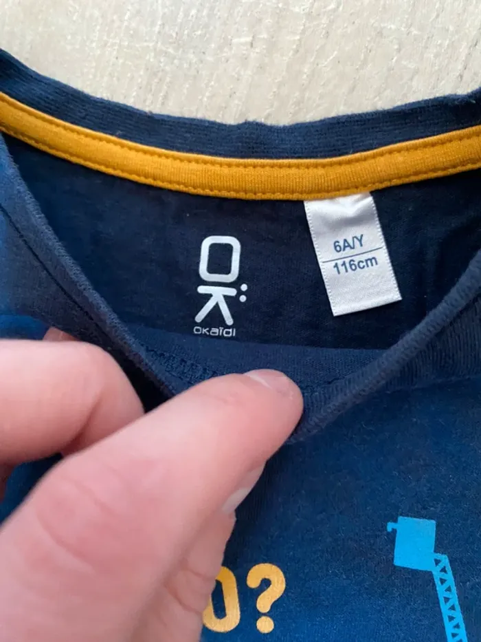 Tee shirt Dino Okaidi 6 ans - photo numéro 2