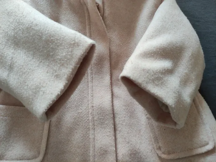 Parka rose pâle à fourrure blanche - photo numéro 6