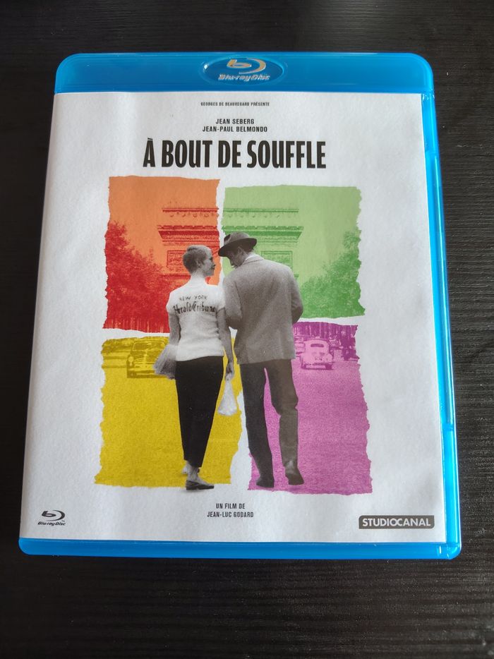 Blu Ray À Bout de Souffle (Jean-Paul Belmondo, Jean Seberg, Jean-Luc Godard)