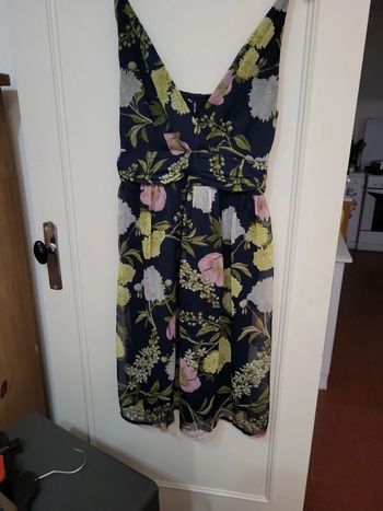 Robe fleurie en voile vero moda