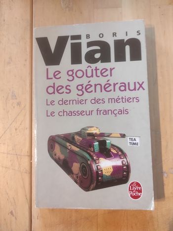 Le goûter des généraux Boris Vian Livre de Poche 2008