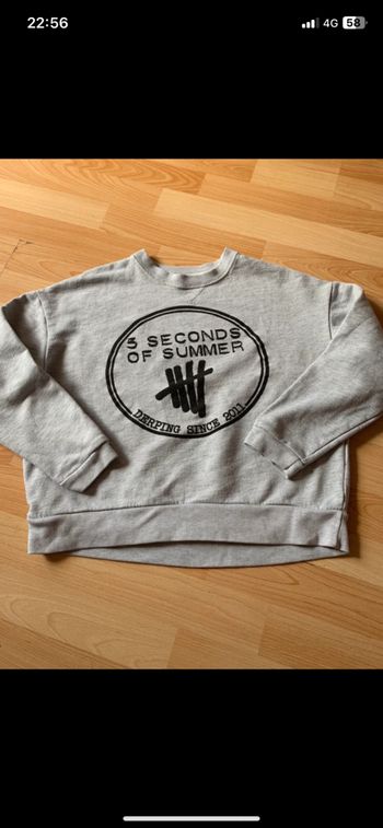 Sweat gris pull & bear S