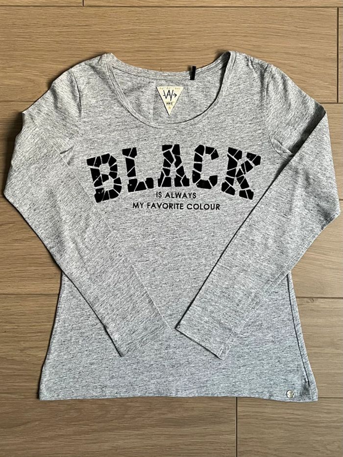 T-shirt à message IKKS T-14 ans/ S - photo numéro 2