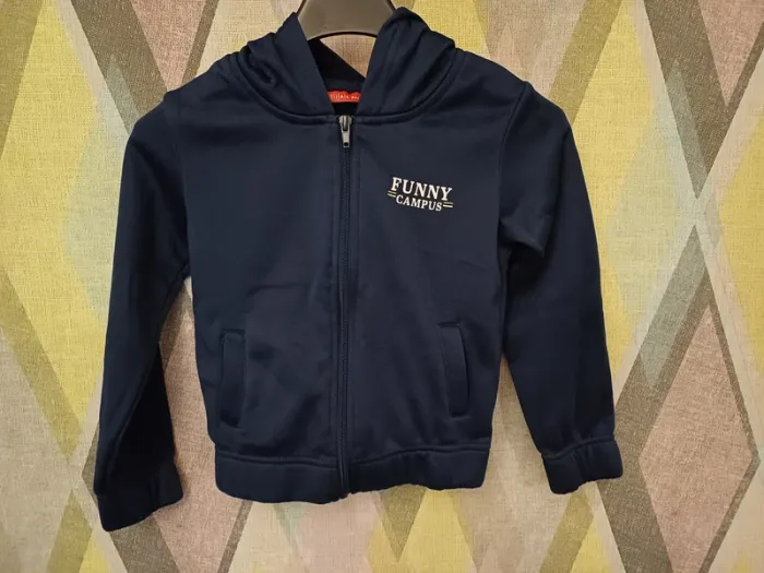 Sweat zippé à capuche Tissaia 6 ans - photo numéro 2