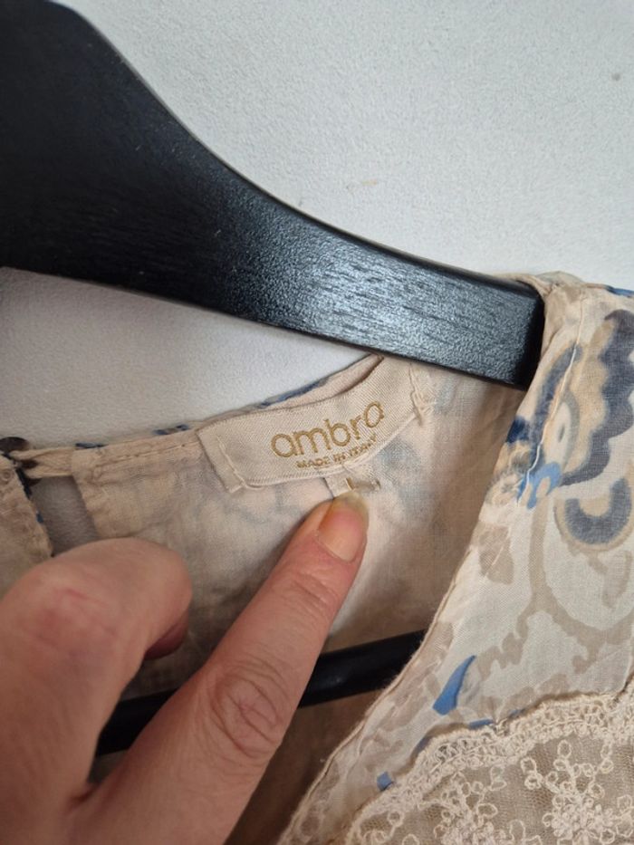 Blouse ambra made in Italy taille 40 - photo numéro 3