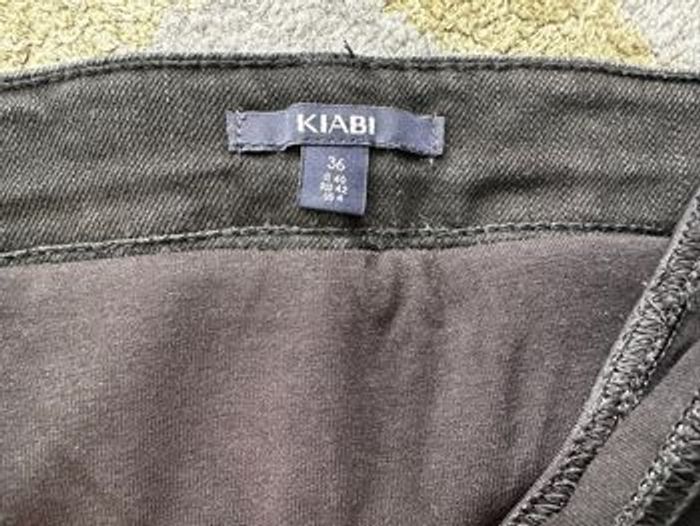 Jean noir délavé de grossesse T36 - photo numéro 4