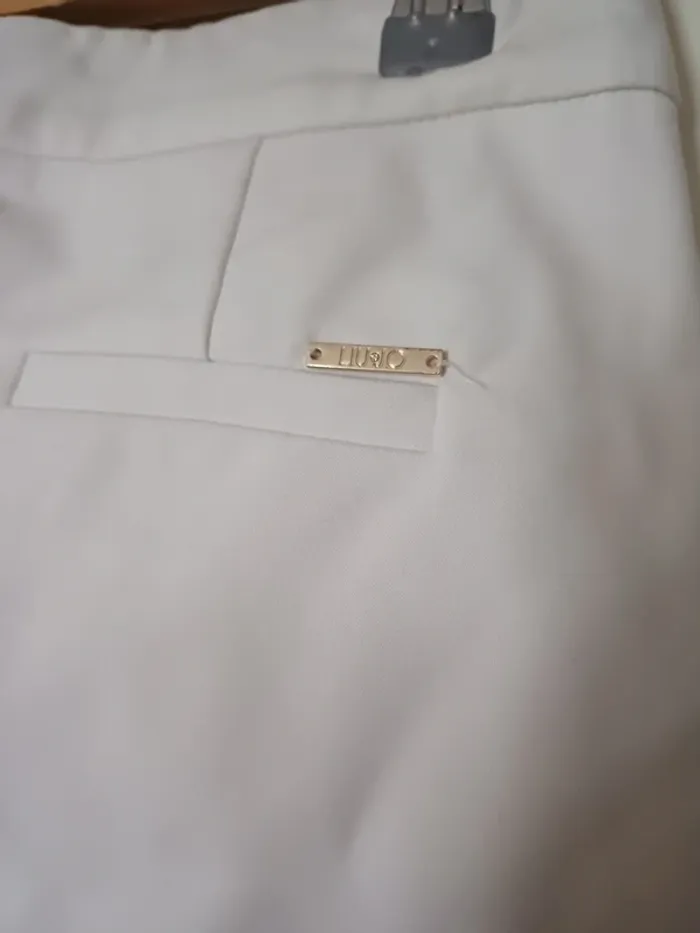 Pantalon blanc liu jo - photo numéro 5