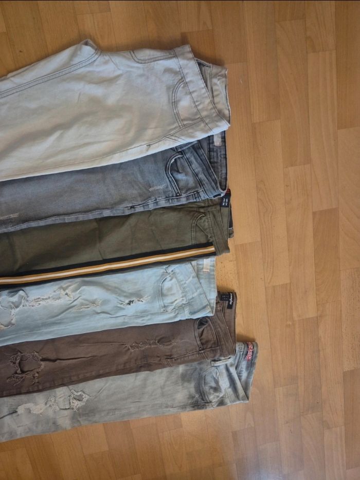 Lot 6 jeans T34 - photo numéro 7