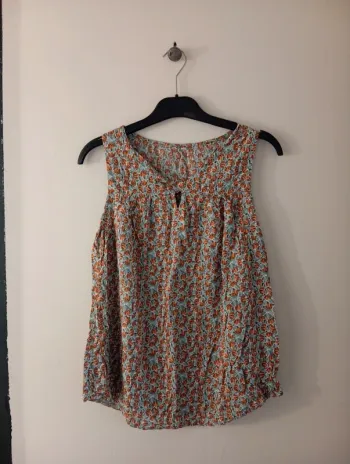Blouse légère à motifs, en taille L/40