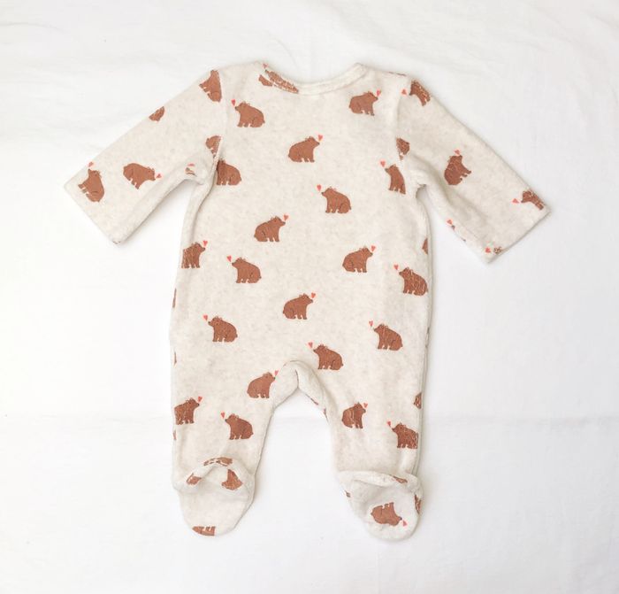 Pyjama velours TAO 1 mois - photo numéro 2