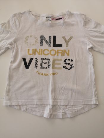 T shirt ML fille 5ans
