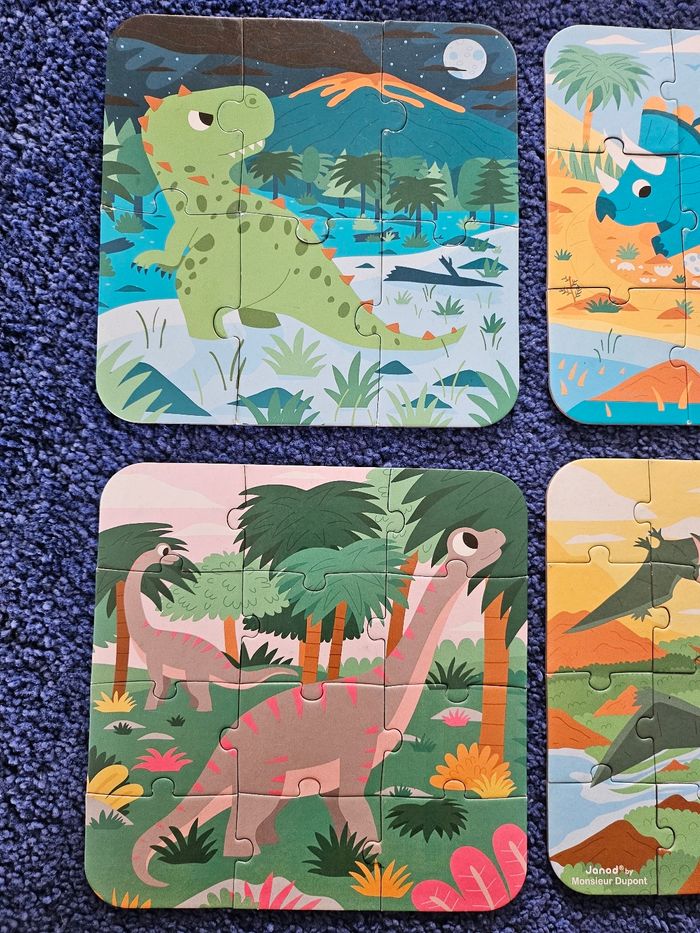 Puzzle dinosaure janod - photo numéro 3