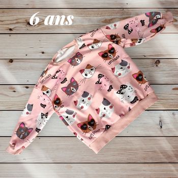 Sweat têtes de chats
