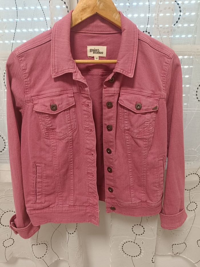 Veste en jean grain de malice très bon état