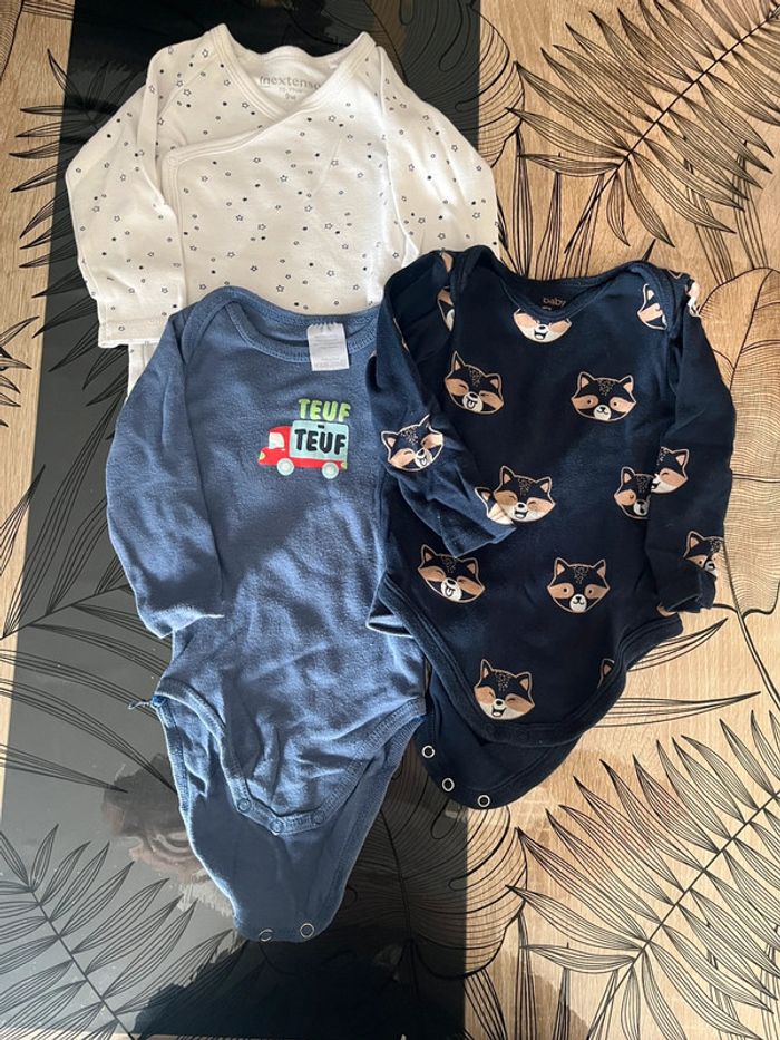Lot de 3 bodies