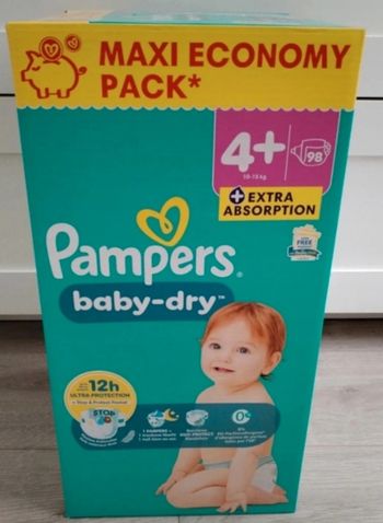 Couche pampers Baby Dry