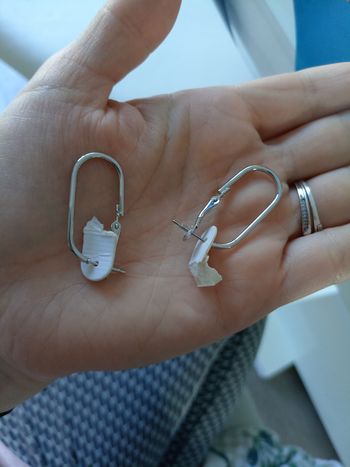 Boucles d'oreilles ovales