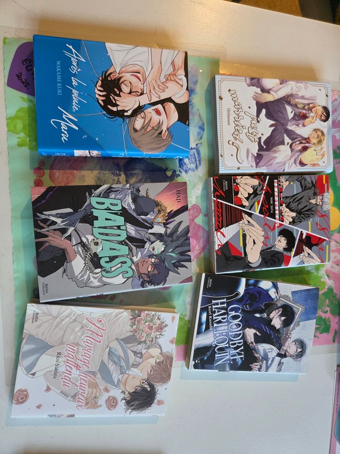 Manga yaoi aux choix