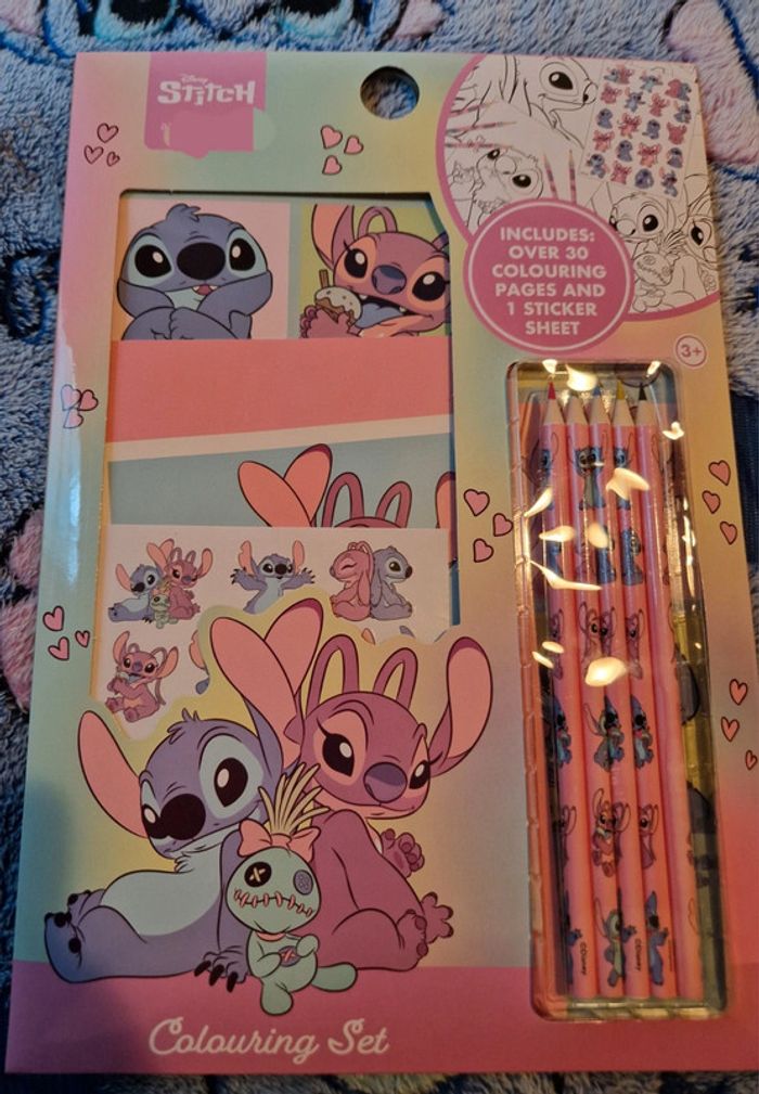 Set de papeterie Stitch et Angel