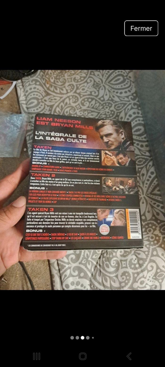 L'intégrale taken la trilogie film Liam neeson Blu-Ray - photo numéro 3